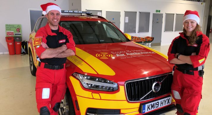 Essex & Herts Air Ambulance thanks supporters with a very special Christmas event