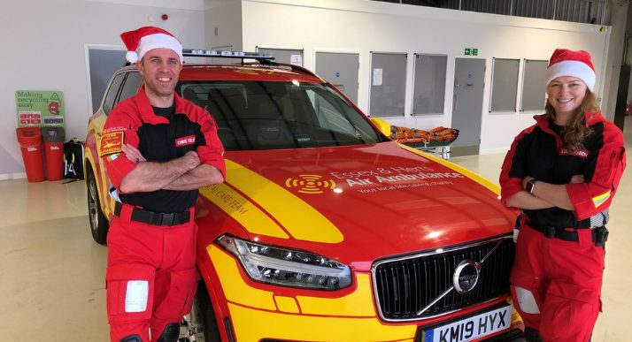Essex & Herts Air Ambulance holds free Online Christmas Celebration
