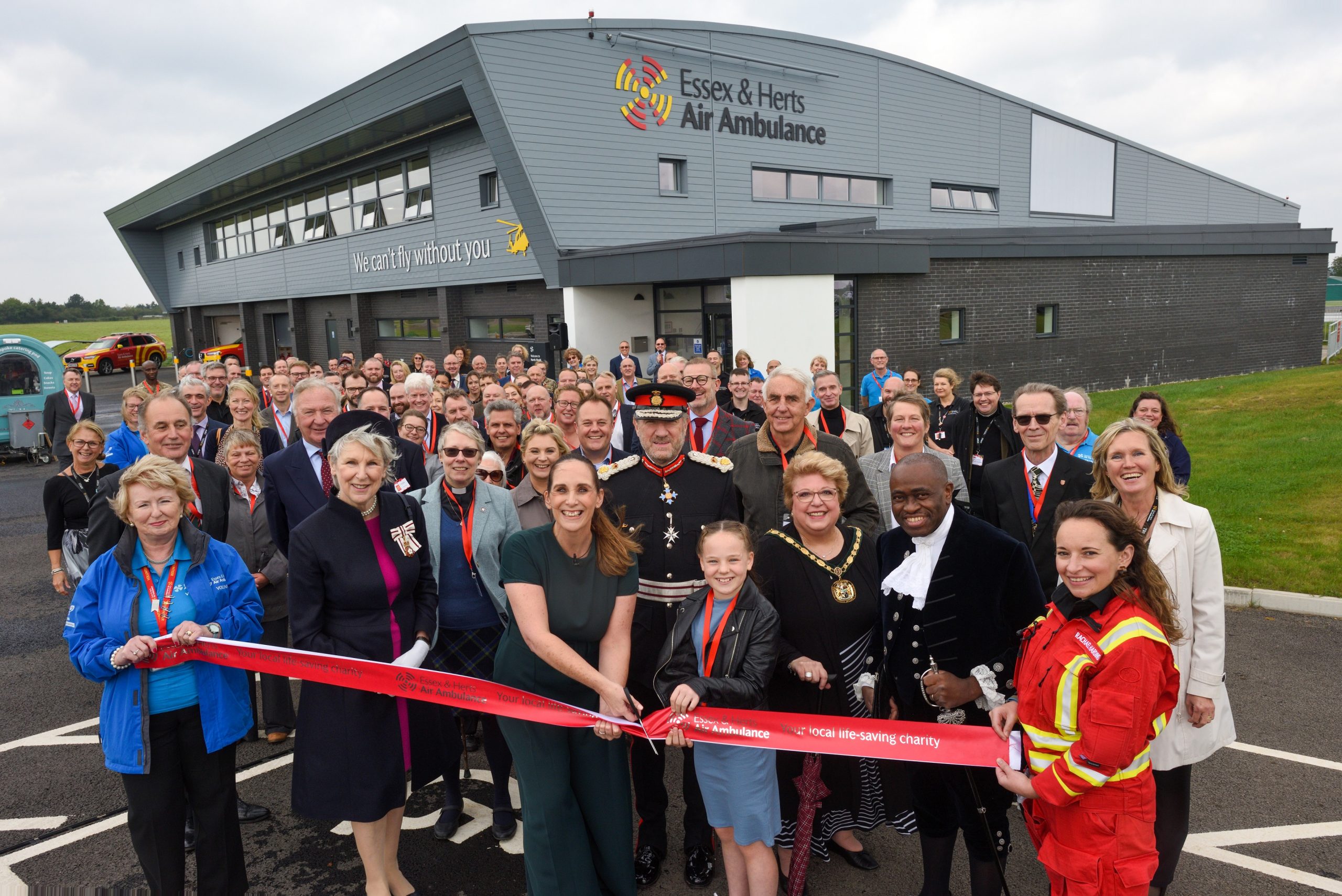 New Airbase for Essex and Herts Air Ambulance is officially opened