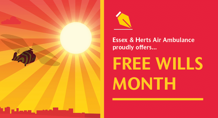 Free Wills Month this March from Essex & Herts Air Ambulance