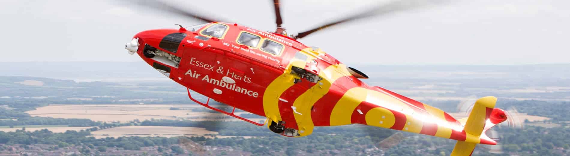 Essex & Herts Air Ambulance reaches shortlist for AAUK awards of excellence