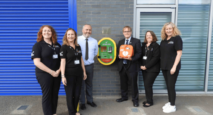 Life-saving defibrillator installed in Stevenage