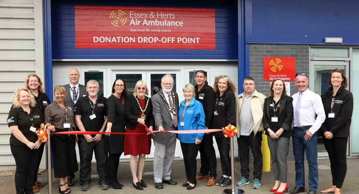 Donation drop-off point opens in Stevenage