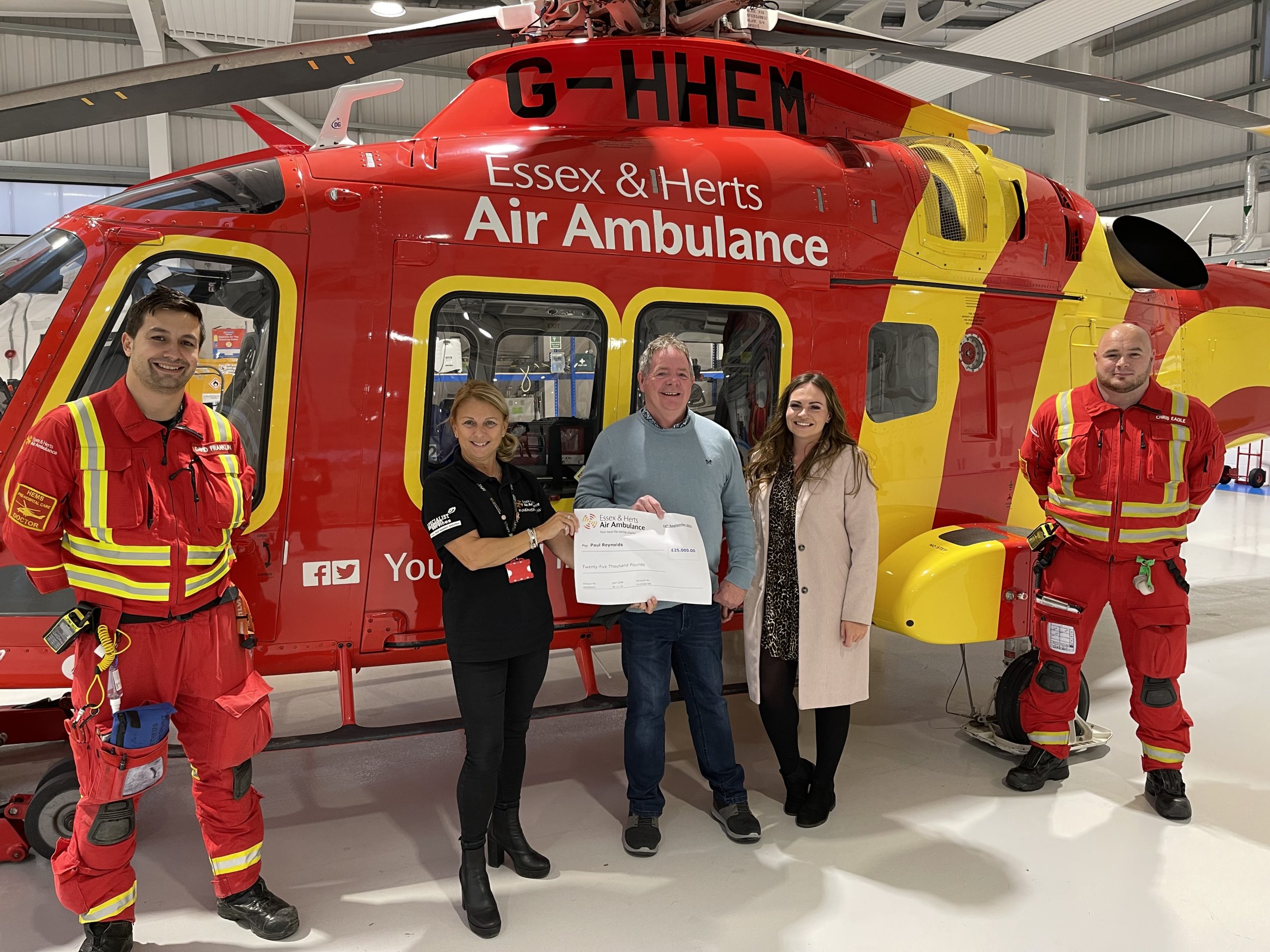 Christmas comes early for air ambulance lottery winner