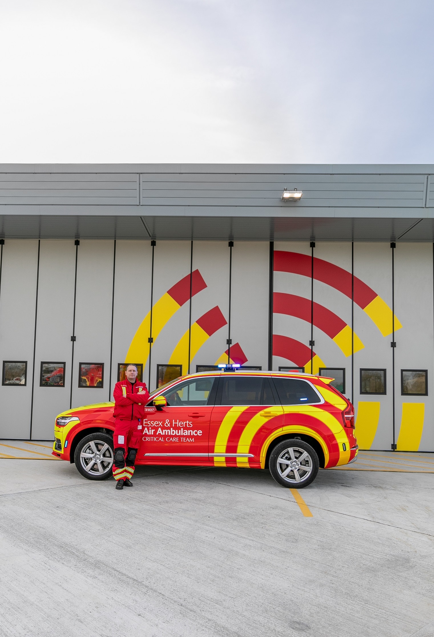 Local air ambulance adds hybrid Volvo vehicles to its rapid response fleet