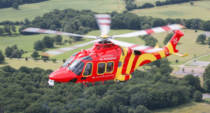 Hear how gifts in wills are helping Essex & Herts Air Ambulance