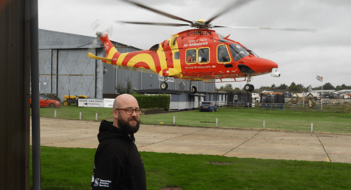Store worker Dan inspired by secondment with life-saving charity