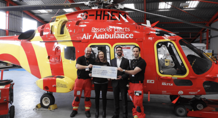 Epson UK’s support for Essex & Herts Air Ambulance
