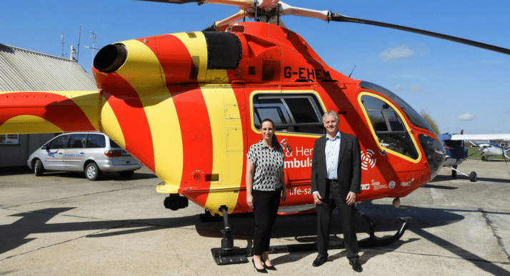 New Trustee for Essex & Herts Air Ambulance