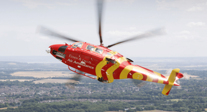 Essex & Herts Air Ambulance support for healthcare partners