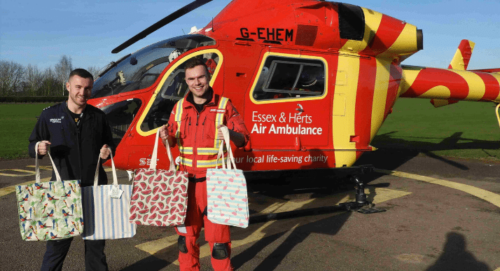 Outdoor retailer to support Essex & Herts Air Ambulance