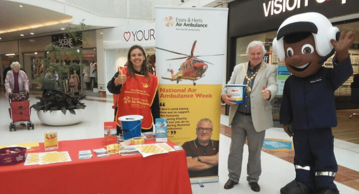 Successful week of fundraising for Essex & Herts Air Ambulance