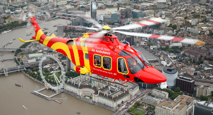 Busiest year ever for Essex & Herts Air Ambulance