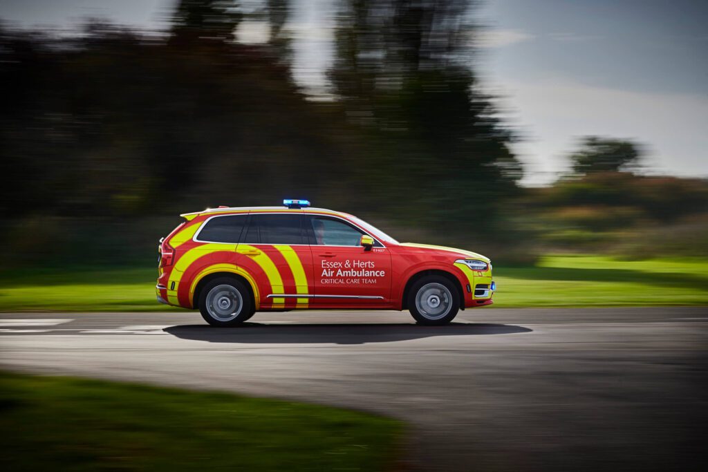 Rapid Response Vehicle on the move
