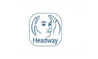 Headway white and blue logo