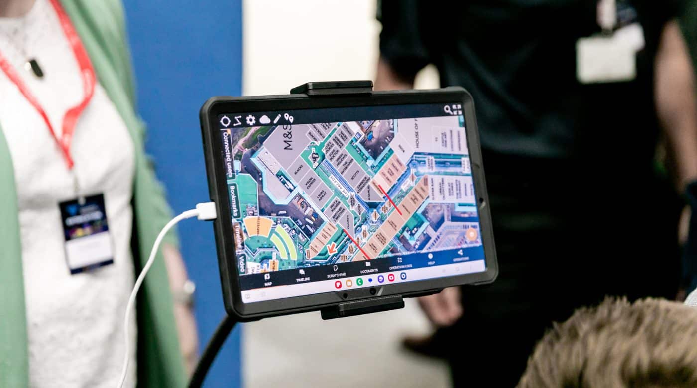 SatNav technology shown at Aeromed for air crafts to use