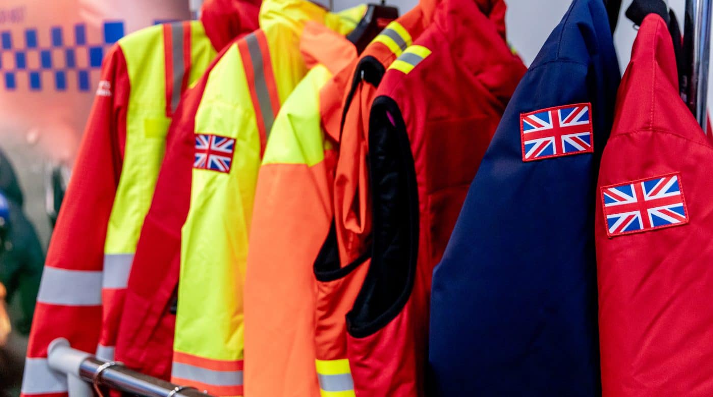 United Kingdom Air ambulances uniform at Aeromed 2023