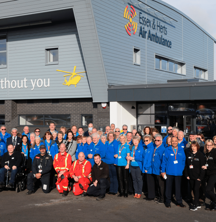 Volunteers at the grand opening of the North Weald Air Base